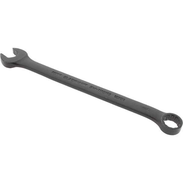 Blackhawk by Proto - 10mm 12 Point Offset Combination Wrench - 15° Offset Angle, 6-1/4" OAL, Steel, Black Finish - Eagle Tool & Supply