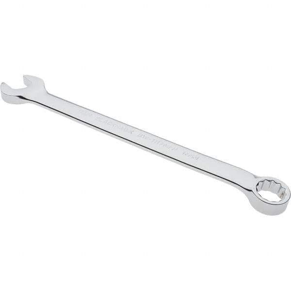 Blackhawk by Proto - 17mm 12 Point Offset Combination Wrench - 15° Offset Angle, 10.14" OAL, Steel, Chrome Finish - Eagle Tool & Supply