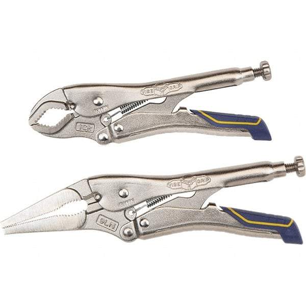 Irwin - Locking Pliers Plier Type: Locking Pliers Jaw Style: Curve w/Wire Cutter - Eagle Tool & Supply