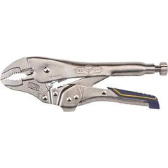 Irwin - Locking Pliers Plier Type: Locking Pliers Jaw Style: Curve w/Wire Cutter - Eagle Tool & Supply