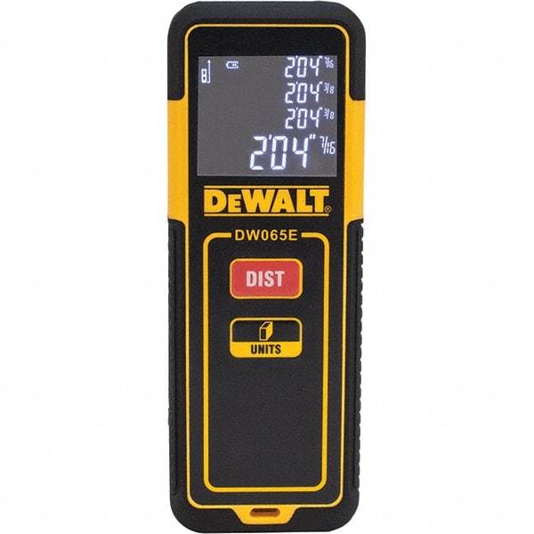 DeWALT - Laser & Ultrasonic Distance Finders Type: Laser Maximum Distance (Feet): 65.00 - Eagle Tool & Supply