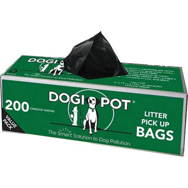 DOGIPOT - 30 200-Pack Boxes HDPE Plastic Litter Pick Up Bags - Eagle Tool & Supply