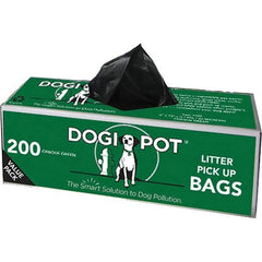 DOGIPOT - 30 200-Pack Boxes HDPE Plastic Litter Pick Up Bags - Eagle Tool & Supply