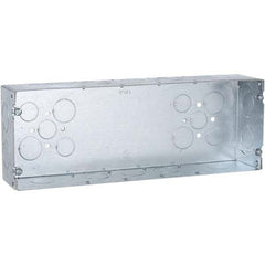 Hubbell-Raco - 4-1/2 x 12-1/4 x 2-1/2" Steel Rectangular Device Box - Eagle Tool & Supply