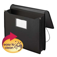 SMEAD - File Folders, Expansion Folders & Hanging Files Folder/File Type: Expanding Wallet Color: Black - Eagle Tool & Supply