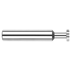 0.1870″ (3/16″) Cutter Diameter × 0.0100″ Radius × 0.0620″ (1/16″) Width × 0.2810″ (9/32″) Neck Length Carbide Corner Radius Standard Keyseat Cutter, 6 Flutes