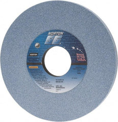 Norton - 12" Diam x 3" Hole x 3/4" Thick, I Hardness, 46 Grit Surface Grinding Wheel - Ceramic, Type 1, Coarse Grade, 2,070 Max RPM, Vitrified Bond, No Recess - Eagle Tool & Supply