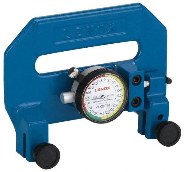 Lenox - Saw Blade Tension Gauges System of Measurement: Pounds, Kilograms Maximum Pressure (psi): 60,000 - Eagle Tool & Supply