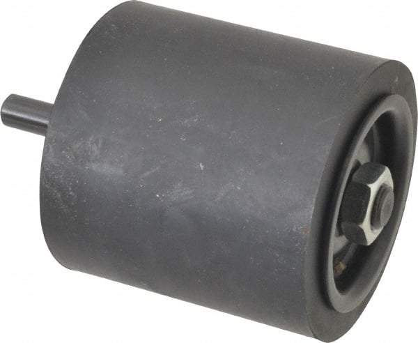 Superior Abrasives - 3" Wide x 3" Diam, Spiral Band Drum - 3/8" Shank Diam, 3,000 RPM - Eagle Tool & Supply
