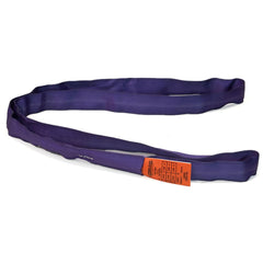 Slings & Tiedowns (Load-Rated); Sling Type: Round; Length (Feet): 8; Vertical Capacity (Lb.): 2600; Choker Capacity (Lb.): 2080; Width (Inch): 1-1/2; Basket Capacity (Lb.): 5200; Eye Type: No Eye; Sling Material: Polyester; Sling Width: 1.5 in; Sling Diam