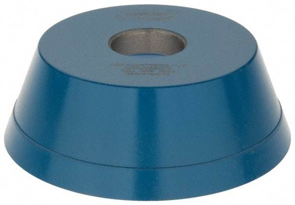 Norton - 5" Diam, 1-1/4" Hole Size, 1-3/4" Overall Thickness, 150 Grit, Type 11 Tool & Cutter Grinding Wheel - Very Fine Grade, Diamond, R Hardness, Resinoid Bond - Eagle Tool & Supply