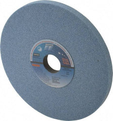 Norton - 8" Diam x 1-1/4" Hole x 1/2" Thick, K Hardness, 46 Grit Surface Grinding Wheel - Ceramic, Type 1, Coarse Grade, 3,600 Max RPM, Vitrified Bond, No Recess - Eagle Tool & Supply
