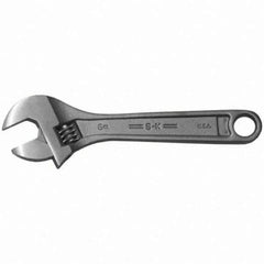 SK - Adjustable Wrench - Chrome Finish - Eagle Tool & Supply