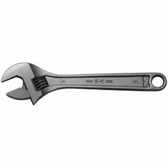 SK - Adjustable Wrench - Chrome Finish - Eagle Tool & Supply