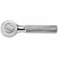 SK - Round Head - Chrome Finish, 4.8" OAL, 40 Gear Teeth - Eagle Tool & Supply