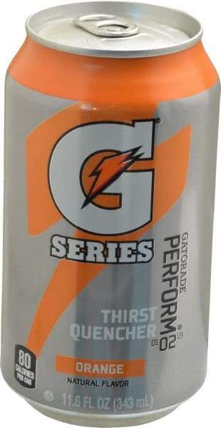 Gatorade - 11.6 oz Can Orange Activity Drink - Ready-to-Drink - Eagle Tool & Supply