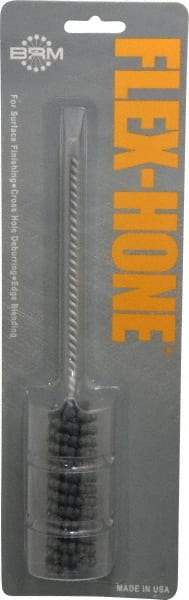 Brush Research Mfg. - 7/8" Bore Diam, 120 Grit, Silicon Carbide Flexible Hone - Fine, 8" OAL - Eagle Tool & Supply