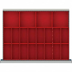LISTA - 20-Compartment Drawer Divider Layout for 3.15" High Drawers - Eagle Tool & Supply