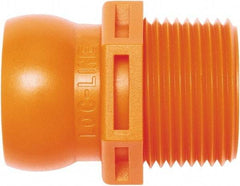 Loc-Line - 3/4" Hose ID, Male to Female Coolant Hose Connector - 3/4" NPT, For Loc-Line Modular Hose Systems - Eagle Tool & Supply