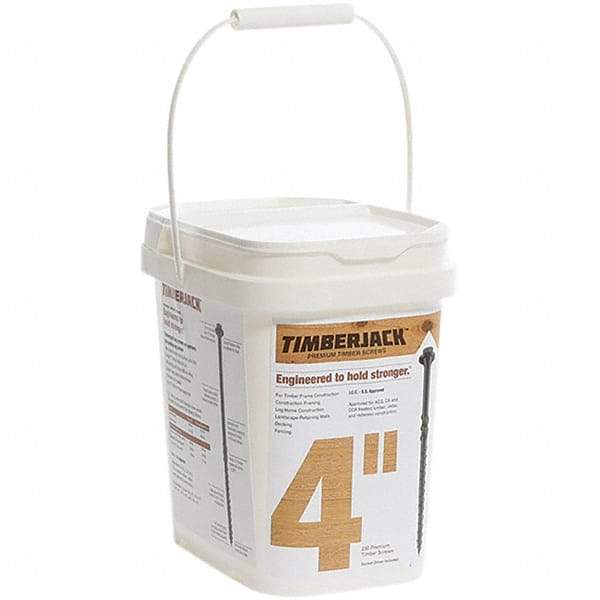 Made in USA - Wood Screws System of Measurement: Inch Screw Size: 1/4 - Eagle Tool & Supply