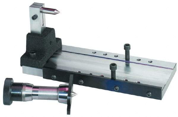Harig - Base Plate and Tailstock Assembly - Compatible with Uni Dex 070-100 Grinding Fixture - Eagle Tool & Supply