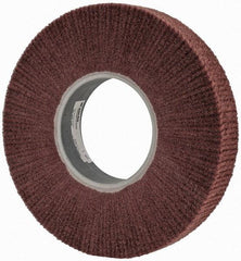 3M - 12" Diam Aluminum Oxide Finishing Flap Wheel - 5" Hole, 2" Wide, Density 3, Nonwoven, Fine Grade, 2,500 Max RPM - Eagle Tool & Supply