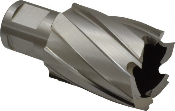 Hougen - 1-3/16" Diam x 1" Deep High Speed Steel Annular Cutter - Eagle Tool & Supply