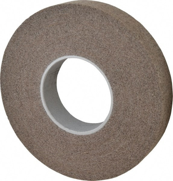 3M - 12" Diam, 5" Center Hole, Very Fine Grade, Aluminum Oxide Deburring Wheel - Eagle Tool & Supply