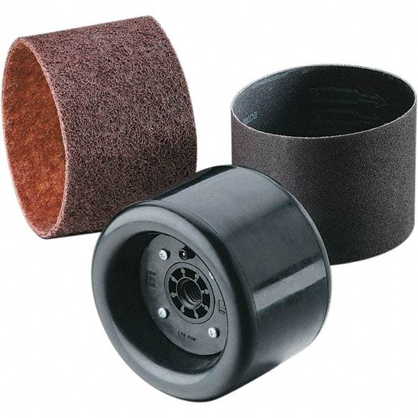 Dynabrade - 3-1/2" Wide Power Sander Pneumatic Wheel Kit - 5" Diam - Eagle Tool & Supply