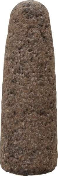 Norton - Type 16, 1" Max Diam, 3" Head Thickness, 24 Grit Cone - Aluminum Oxide, Very Coarse Grade, 3/8-24 Shank Thread - Eagle Tool & Supply