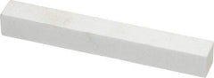 Norton - 220 Grit Aluminum Oxide Square Dressing Stick - 4 x 1/2 x 1/2, Very Fine Grade, Vitrified Bond - Eagle Tool & Supply