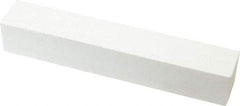 Norton - 220 Grit Aluminum Oxide Square Dressing Stick - 6 x 1 x 1, Very Fine Grade, Vitrified Bond - Eagle Tool & Supply