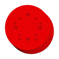 Hook & Loop Discs; Disc Diameter (Decimal Inch): 5; Grade: Coarse; Ultra Fine; Fine; Grit: 80; Abrasive Material: Ceramic Blend; Disc Color: Red; Package Quantity: 7; Grit: 80; Grit: 80; Package Quantity: 7