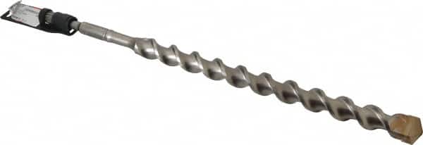 Milwaukee Tool - 1-1/4" Diam, Spline Shank, Carbide-Tipped Rotary & Hammer Drill Bit - Eagle Tool & Supply