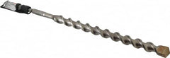 Milwaukee Tool - 1-1/4" Diam, Spline Shank, Carbide-Tipped Rotary & Hammer Drill Bit - Eagle Tool & Supply