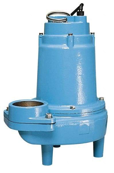 Little Giant Pumps - 1/2 hp, 11.6 Amp Rating, 115 Volts, Nonautomatic Operation, Sewage Pump - 1 Phase, Cast Iron Housing - Eagle Tool & Supply