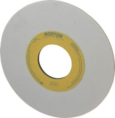 Norton - 10" Diam x 3" Hole x 1/4" Thick, K Hardness, 80 Grit Surface Grinding Wheel - Aluminum Oxide, Type 1, Medium Grade, 2,485 Max RPM, Vitrified Bond, No Recess - Eagle Tool & Supply