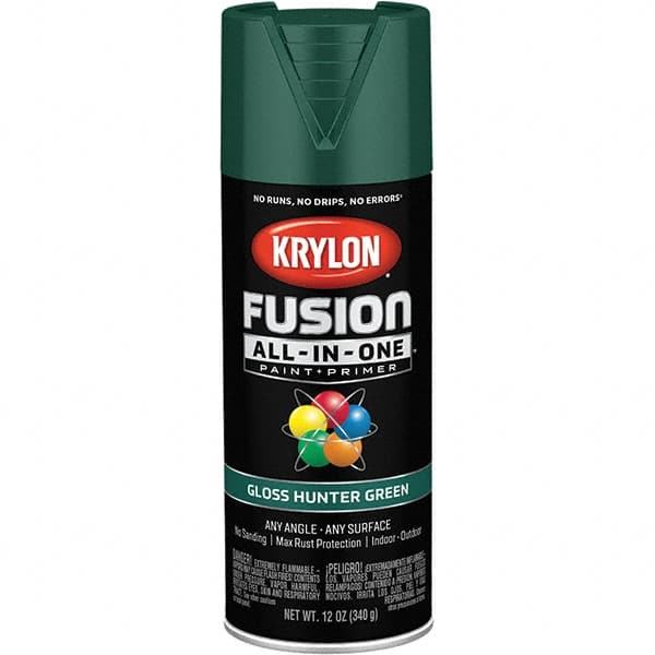 Krylon - Spray Paints Type: Acrylic Enamel Spray Paint Color: Hunter Green - Eagle Tool & Supply