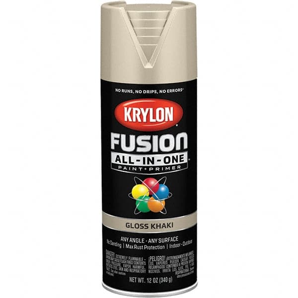Krylon - Spray Paints Type: Acrylic Enamel Spray Paint Color: Khaki - Eagle Tool & Supply