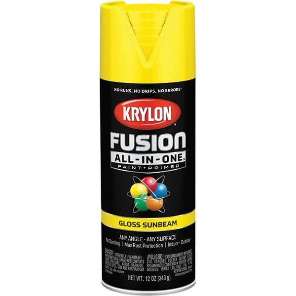 Krylon - Spray Paints Type: Acrylic Enamel Spray Paint Color: Sunbeam - Eagle Tool & Supply