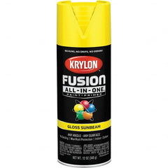 Krylon - Spray Paints Type: Acrylic Enamel Spray Paint Color: Sunbeam - Eagle Tool & Supply
