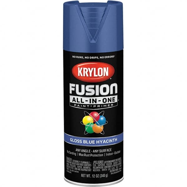 Krylon - Spray Paints Type: Acrylic Enamel Spray Paint Color: Blue Hyacinth - Eagle Tool & Supply