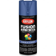 Krylon - Spray Paints Type: Acrylic Enamel Spray Paint Color: Blue Hyacinth - Eagle Tool & Supply