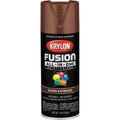 Krylon - Spray Paints Type: Acrylic Enamel Spray Paint Color: Espresso - Eagle Tool & Supply