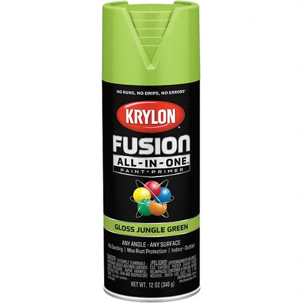 Krylon - Spray Paints Type: Acrylic Enamel Spray Paint Color: Jungle Green - Eagle Tool & Supply