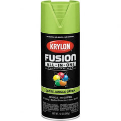 Krylon - Spray Paints Type: Acrylic Enamel Spray Paint Color: Jungle Green - Eagle Tool & Supply