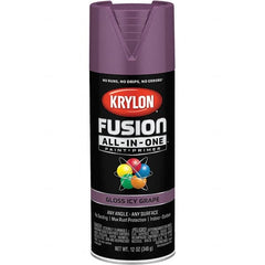 Krylon - Spray Paints Type: Acrylic Enamel Spray Paint Color: Icy Grape - Eagle Tool & Supply