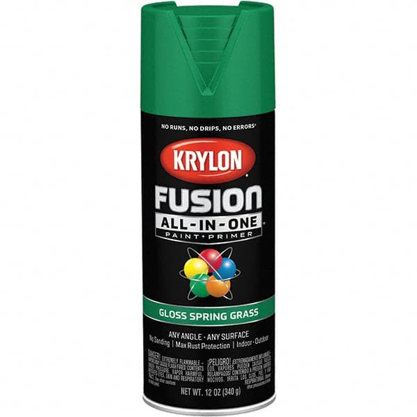 Krylon - Spray Paints Type: Acrylic Enamel Spray Paint Color: Spring Grass - Eagle Tool & Supply