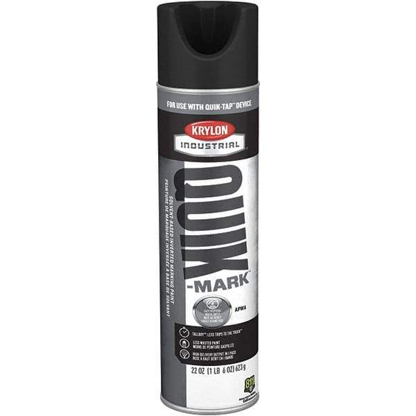 Krylon - Striping & Marking Paints & Chalks Type: Marking Paint Color Family: Black - Eagle Tool & Supply