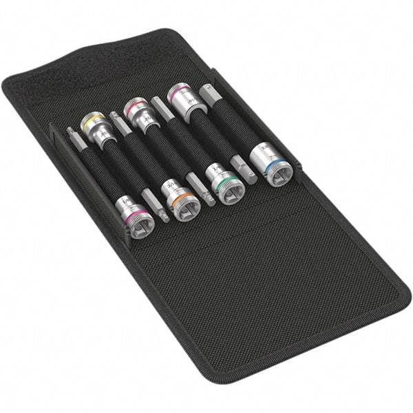 Wera - Hex & Torx Bit Socket Sets Type: Hex Bit Socket Set Drive Size: 3/8 - Eagle Tool & Supply